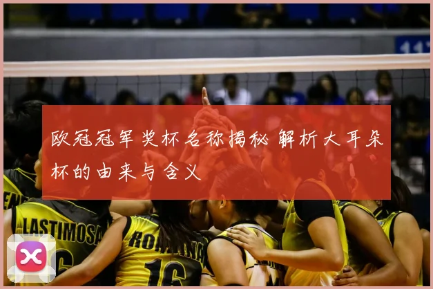 欧冠冠军奖杯名称揭秘 解析大耳朵杯的由来与含义