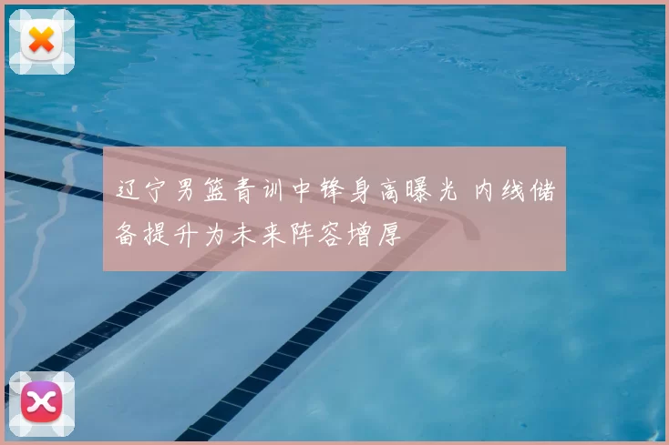 辽宁男篮青训中锋身高曝光 内线储备提升为未来阵容增厚