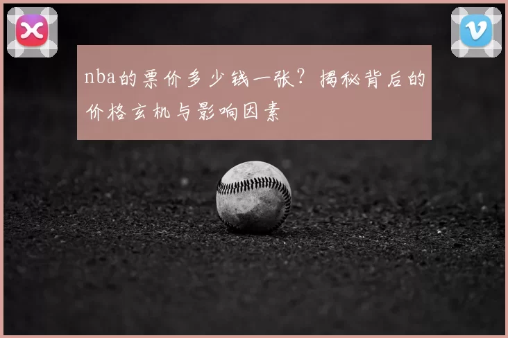 nba的票价多少钱一张？揭秘背后的价格玄机与影响因素
